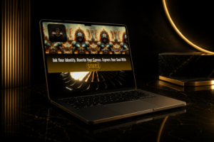 Sophisticated website interface and branding